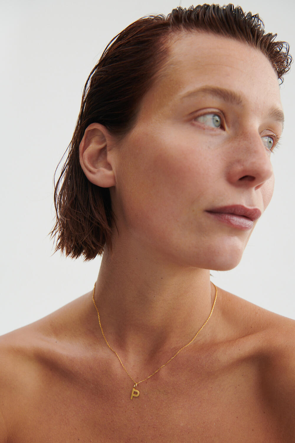 Love Letter vedhæng - forgyldt